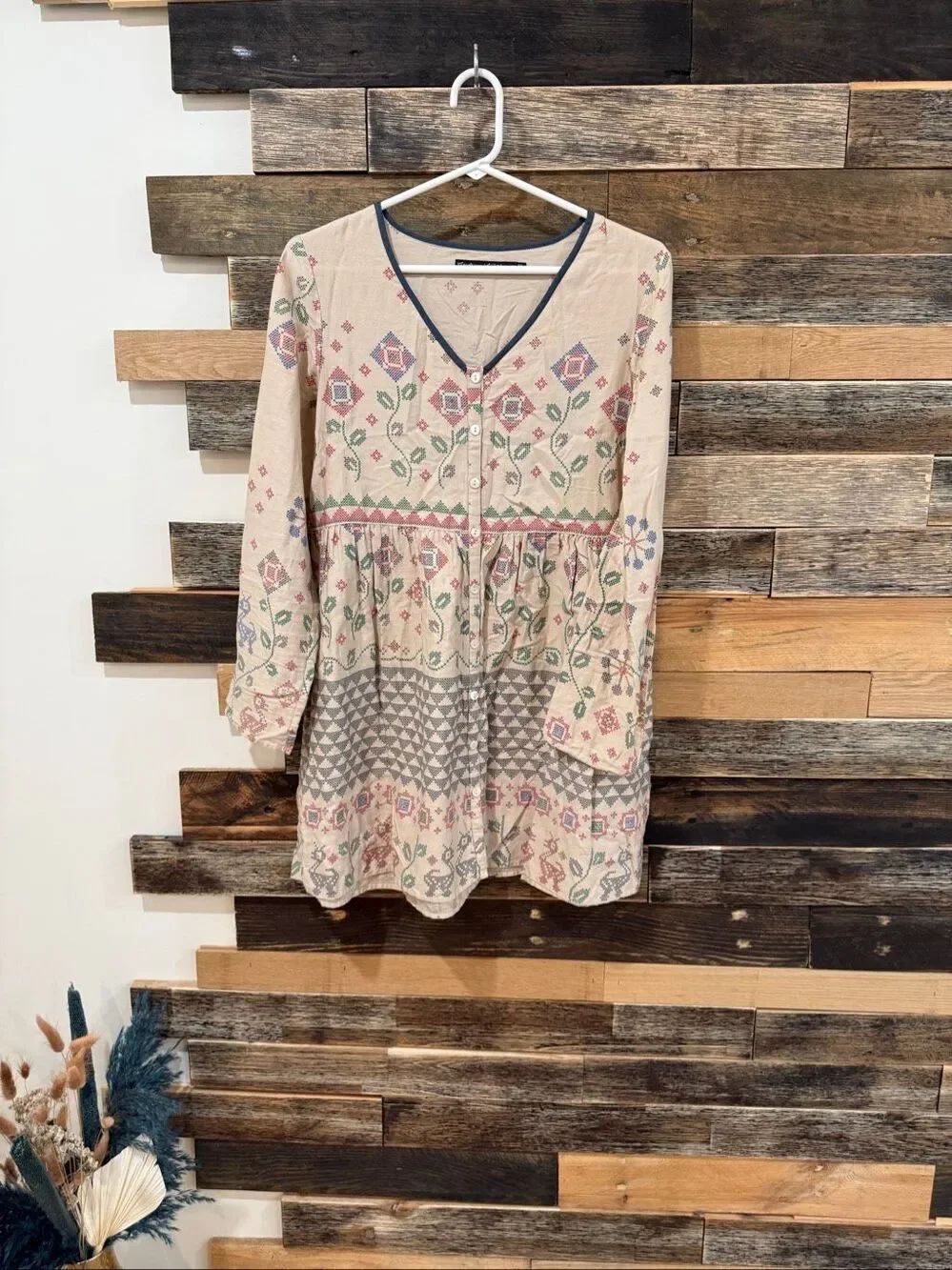 Gudrun Sjoden tunic mini dress sz S